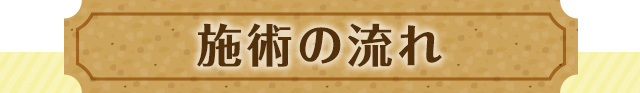 施術の流れ