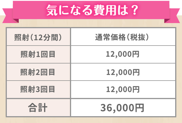気になる費用は？